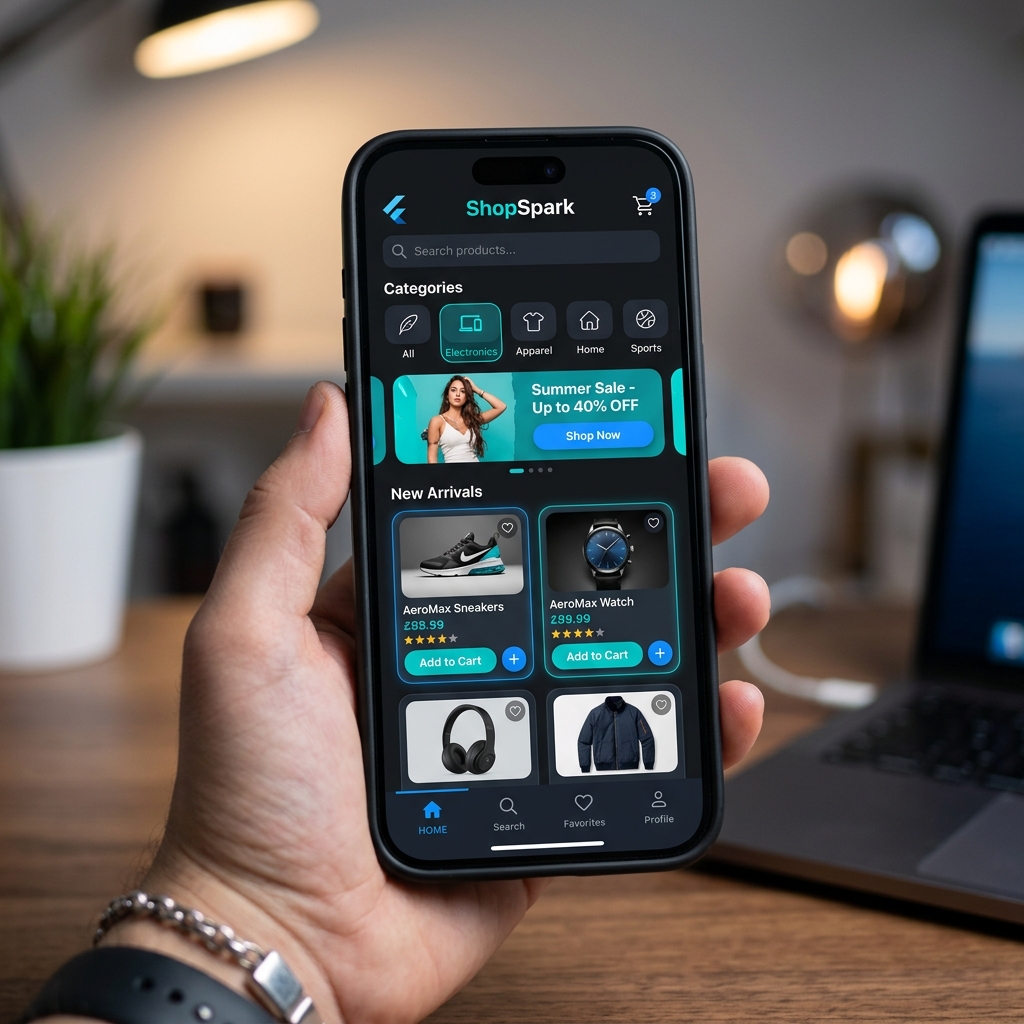 ShopSpark E-Commerce App
